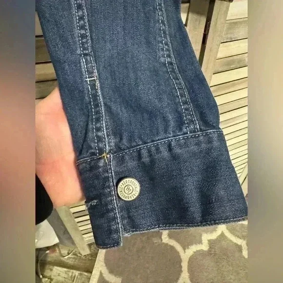 Aeropostale Cropped Jean Jacket – XL - Picture 6 of 7